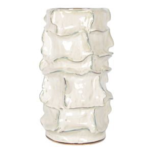 ELMSHAW WHITE VASE 13 (IN) 3