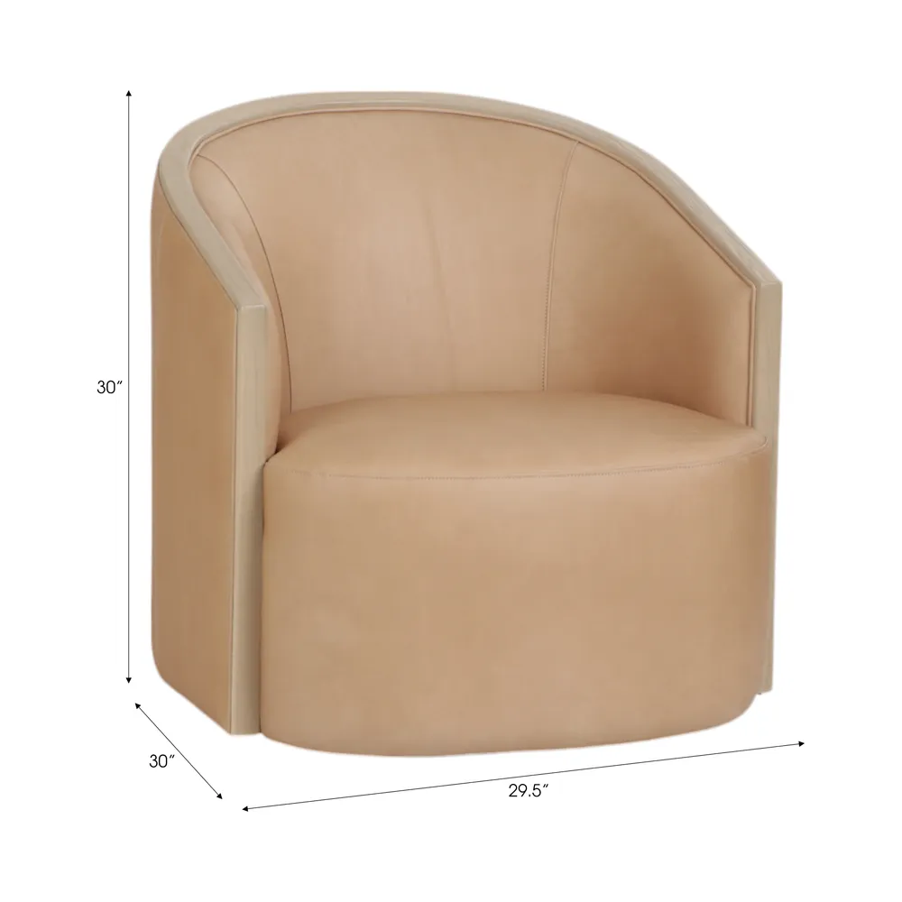 SKYLERMORE TAN CHAIR 30 (IN)