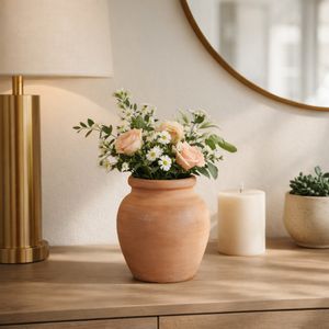 HAWLEYWORTH BROWN VASE 7 (IN) 13