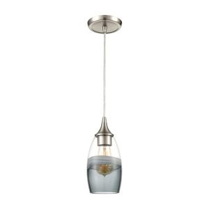 Sutter Creek 5'' Wide 1-Light Mini Pendant - Satin Nickel 2