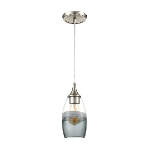 Sutter Creek 5'' Wide 1-Light Mini Pendant - Satin Nickel