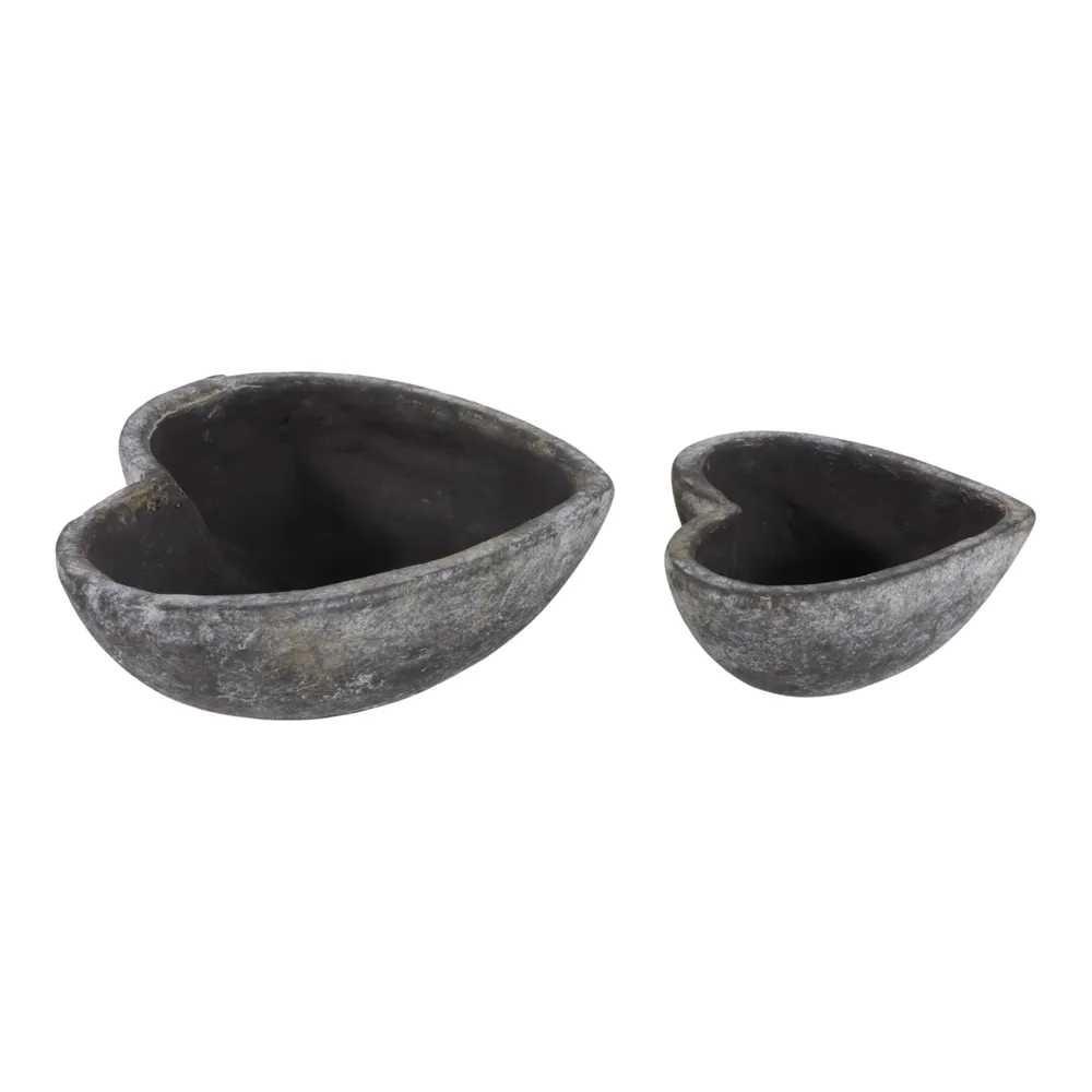 DEVONCLIFF SET OF 2 BROWN PLANTER 4 (IN)
