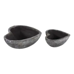 DEVONCLIFF SET OF 2 BROWN PLANTER 4 (IN) 6