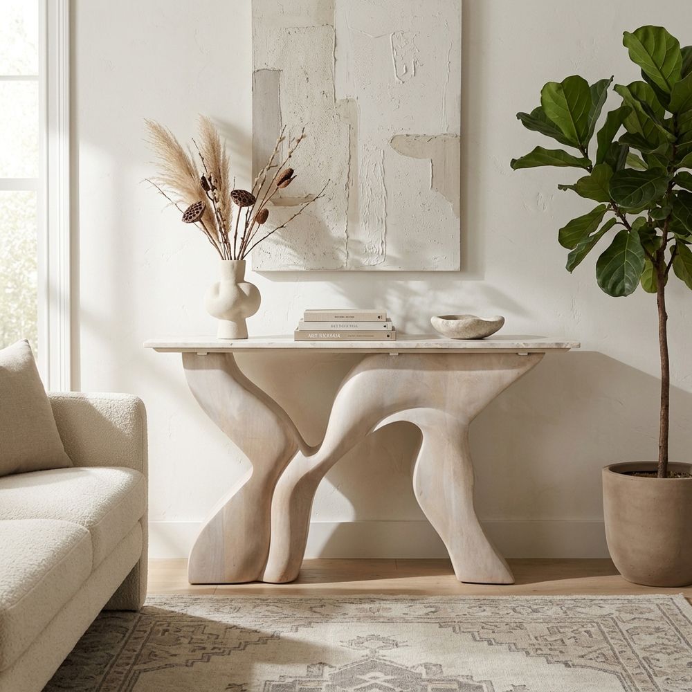 GARRETTWAY WHITE CONSOLE 32 (IN)