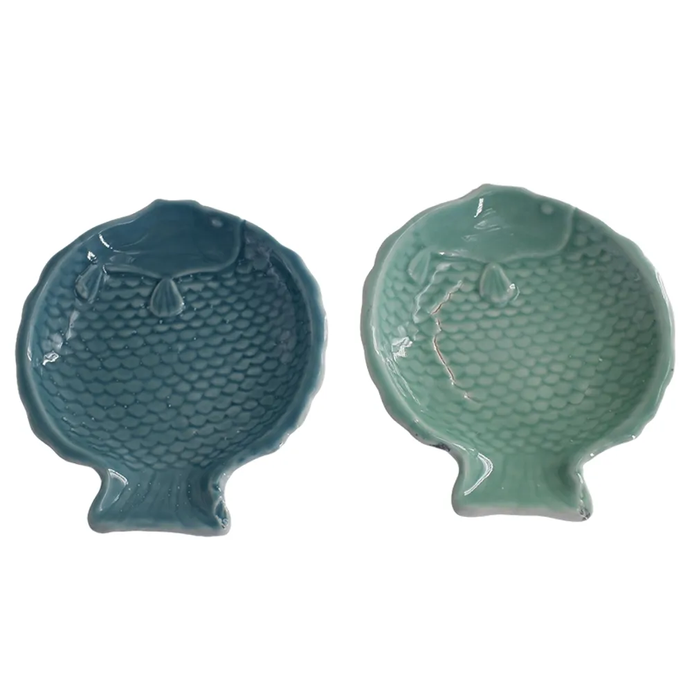 5" FISH SHAPE BOWL  2-ASST