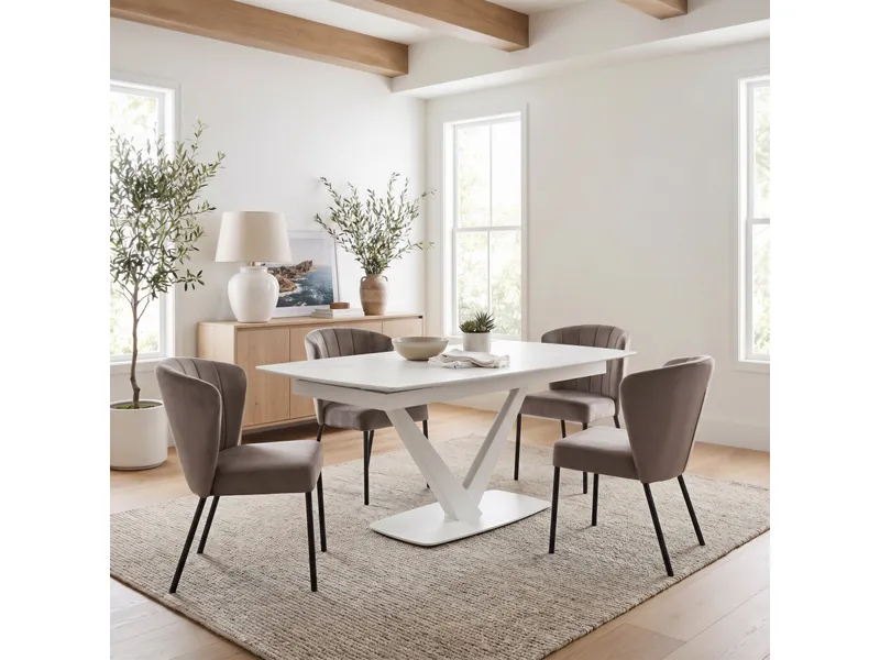 Carmel Extendable Dining Table Gray 13