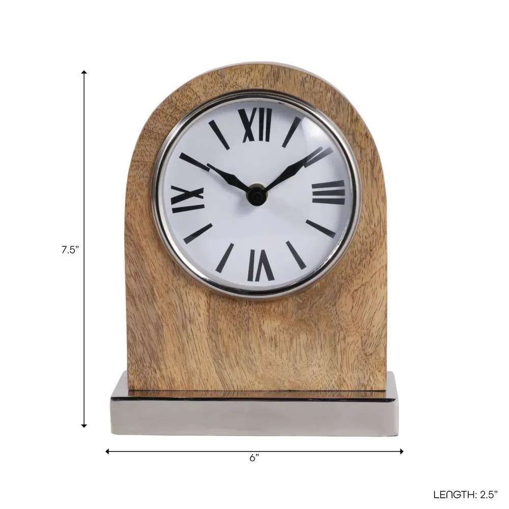 GRAYDONWELL TAN CLOCK 8 (IN)