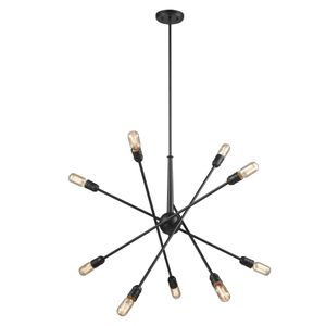 Delphine 33'' Wide 10-Light Chandelier - Oil Rubbed Bronze 1