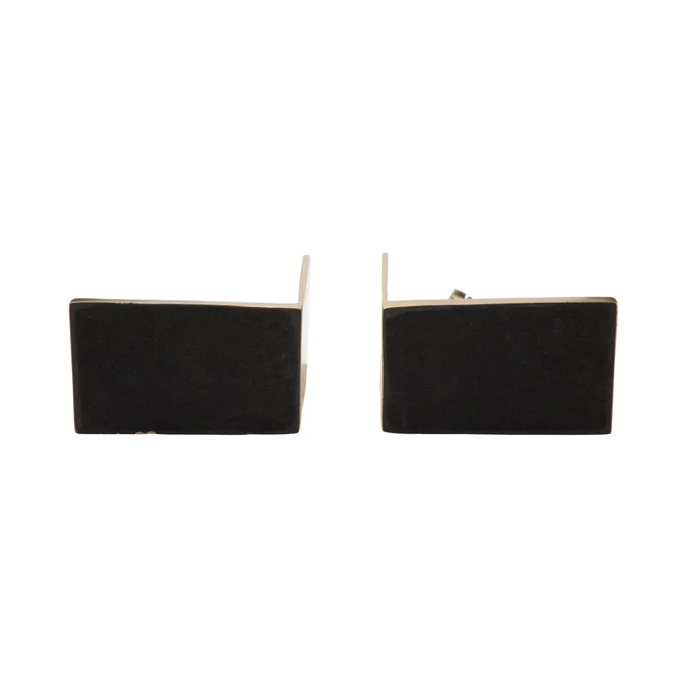 BECKETTPARK SET OF 2 GOLD BOOKENDS 6 (IN)
