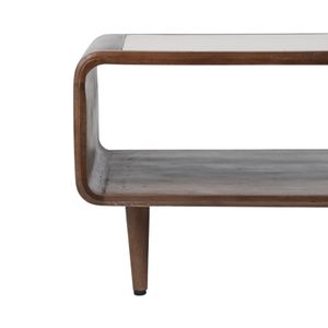 DANFORTHMORE BROWN COFFEE TABLE 16 (IN) 6