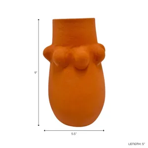DUNBARWOOD RED VASE 9 (IN) 9