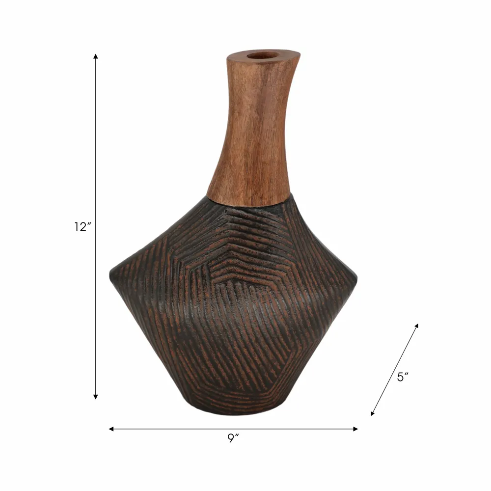 WARRENDALE BROWN VASE 12 (IN)