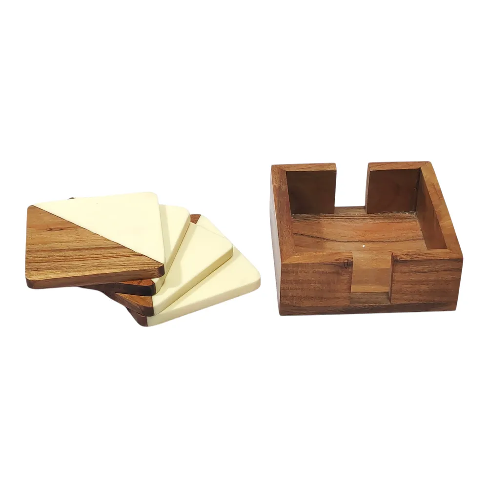 HARLEYSTONE SET OF 4 BROWN BAR ACCESSORIES 2 (IN)