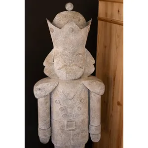 Rustic Metal Christmas Nutcracker 4