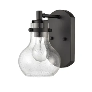 Salamanca 5.5″ Wide 1-Light Vanity Light - Matte Black 5