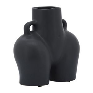 GLOVERSIDE BLACK VASE 8 (IN) 4