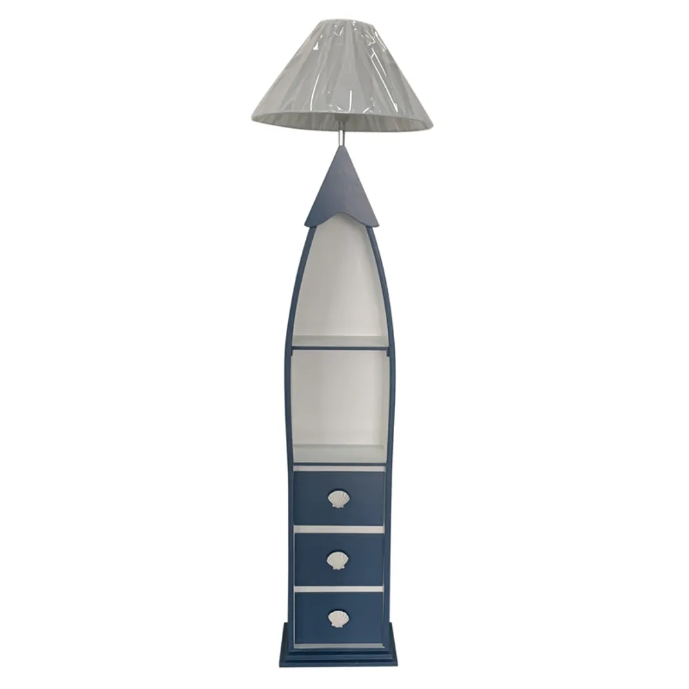 62-1/4" BOAT SHELF FLOOR LAMP