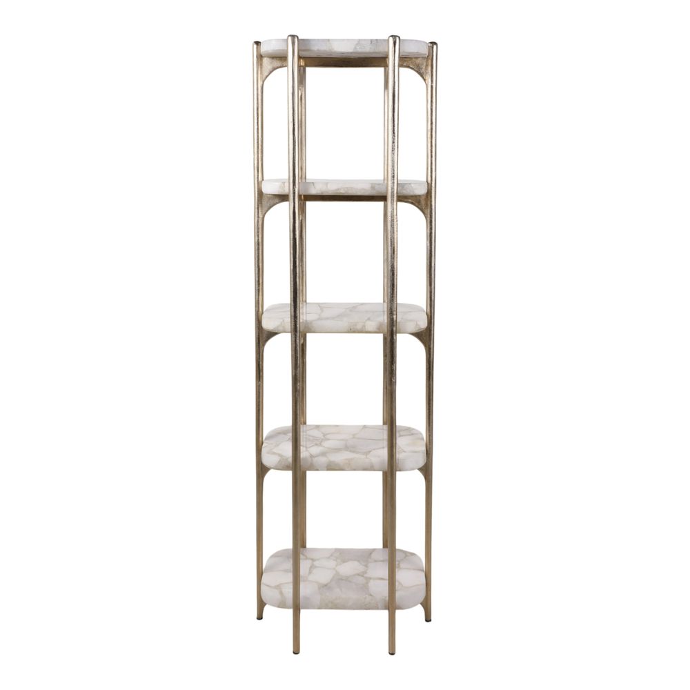 HATTONWAY WHITE ETAGERE 78 (IN)