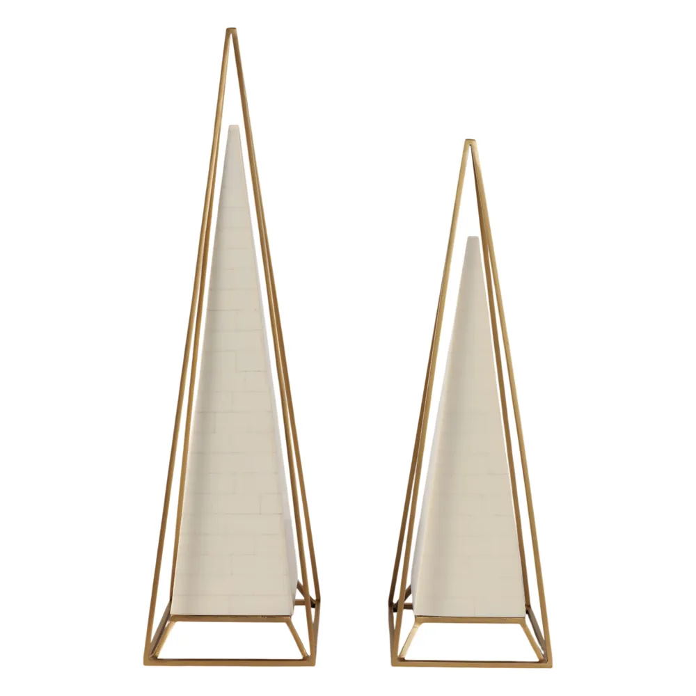 CLAYDALE SET OF 2 IVORY DECOR 26 (IN)