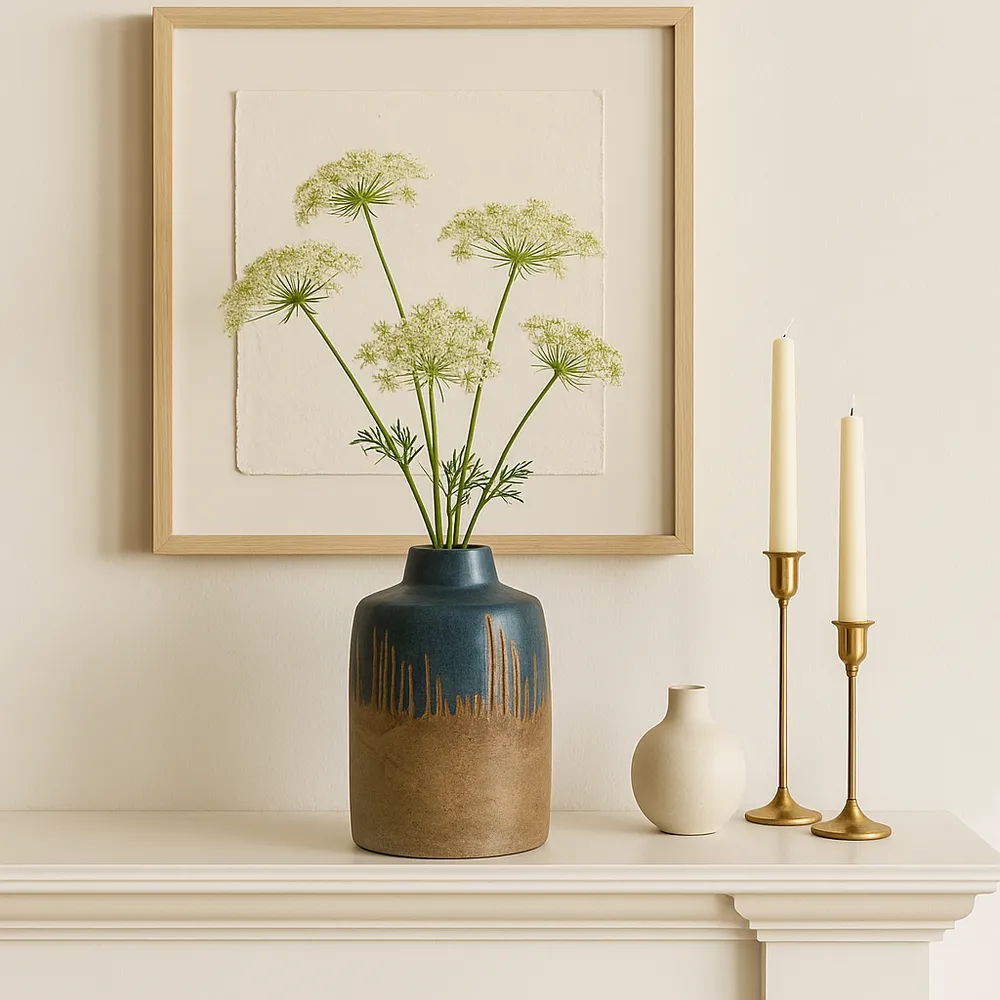 REESELAKE BLUE VASE 12 (IN)