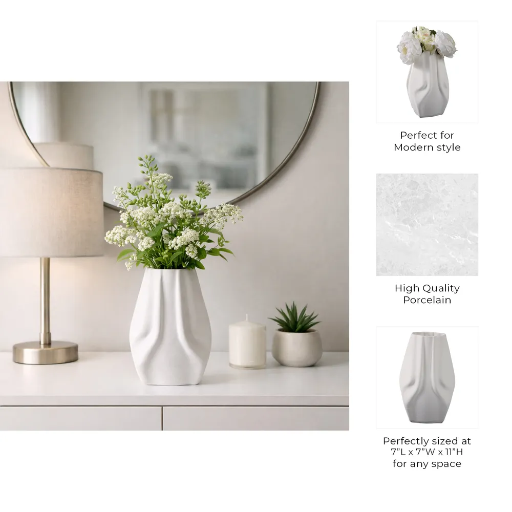 GARTONLEY IVORY VASE 11 (IN)