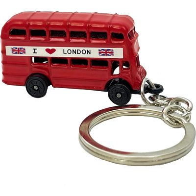 ROAD TRIPPERS BUS KEYCHAIN W SPINNING WHEELS - SUGAR SKULL FAMILY