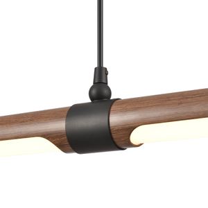 Wyatt 40.5'' Wide Integrated LED Linear Chandelier - Matte Black 5