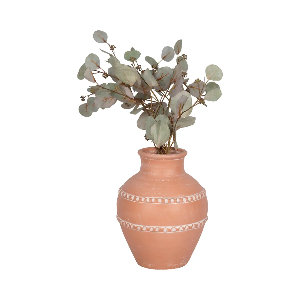 CLAYTONWORTH RED VASE 12 (IN)