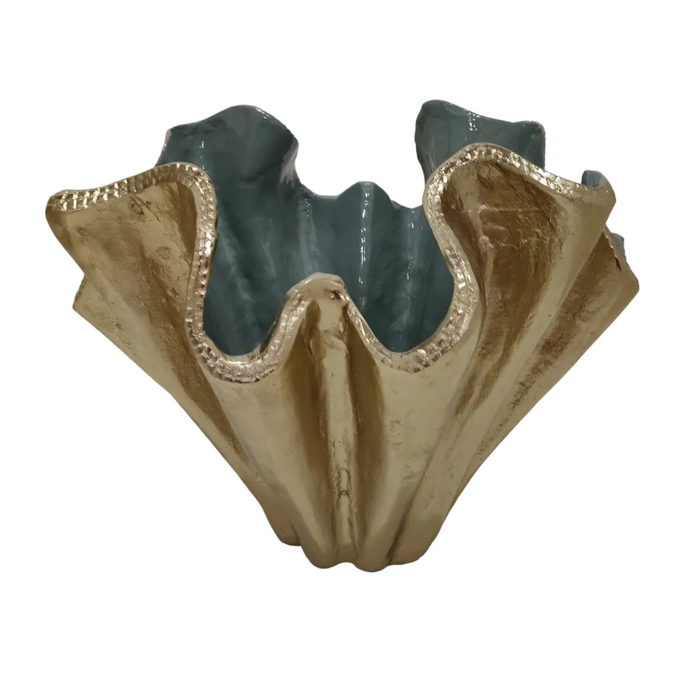 DRAYTONOAK GOLD VASE 14 (IN)