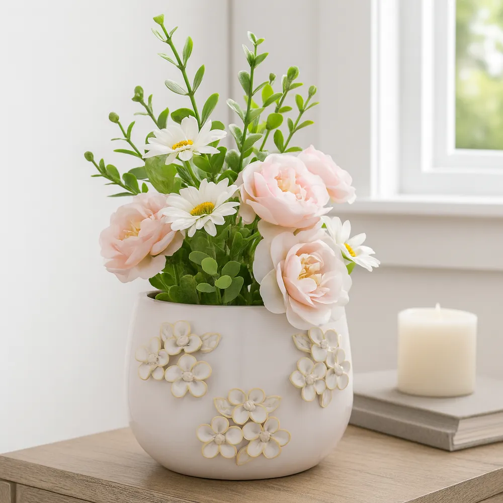 TRENTONVALE IVORY PLANTER 7 (IN)