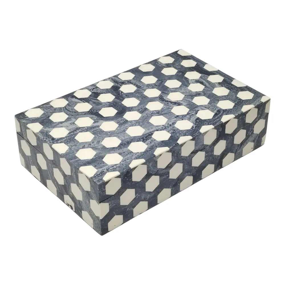 MAEFIELD SET OF 2 BLACK BOXES 3 (IN)