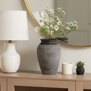 CARLINLAKE BLACK VASE 16 (IN) 2