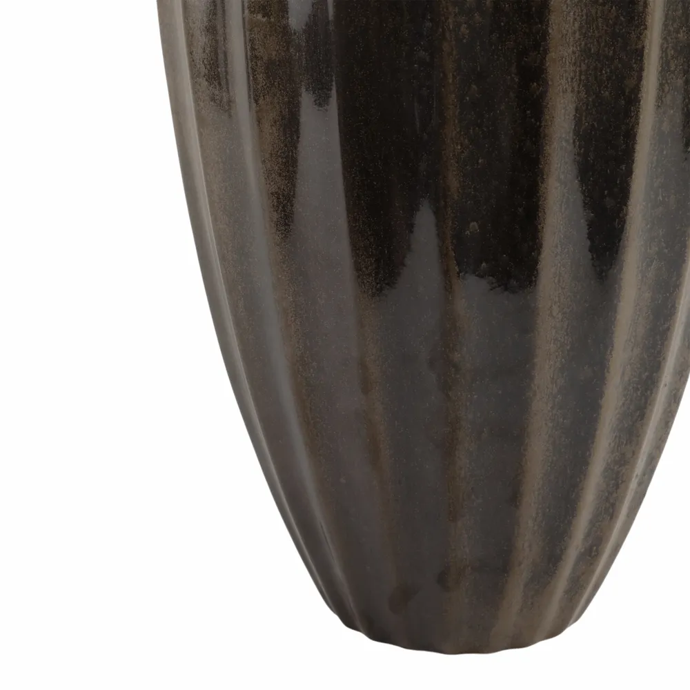 TILTONRIDGE BLACK VASE 25 (IN)