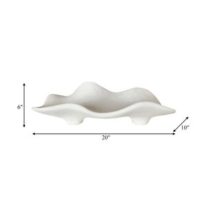 SELBYWAY WHITE TRAY 6 (IN) 9