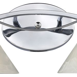 Elysburg 18'' Wide 2-Light Vanity Light - Polished Chrome 3