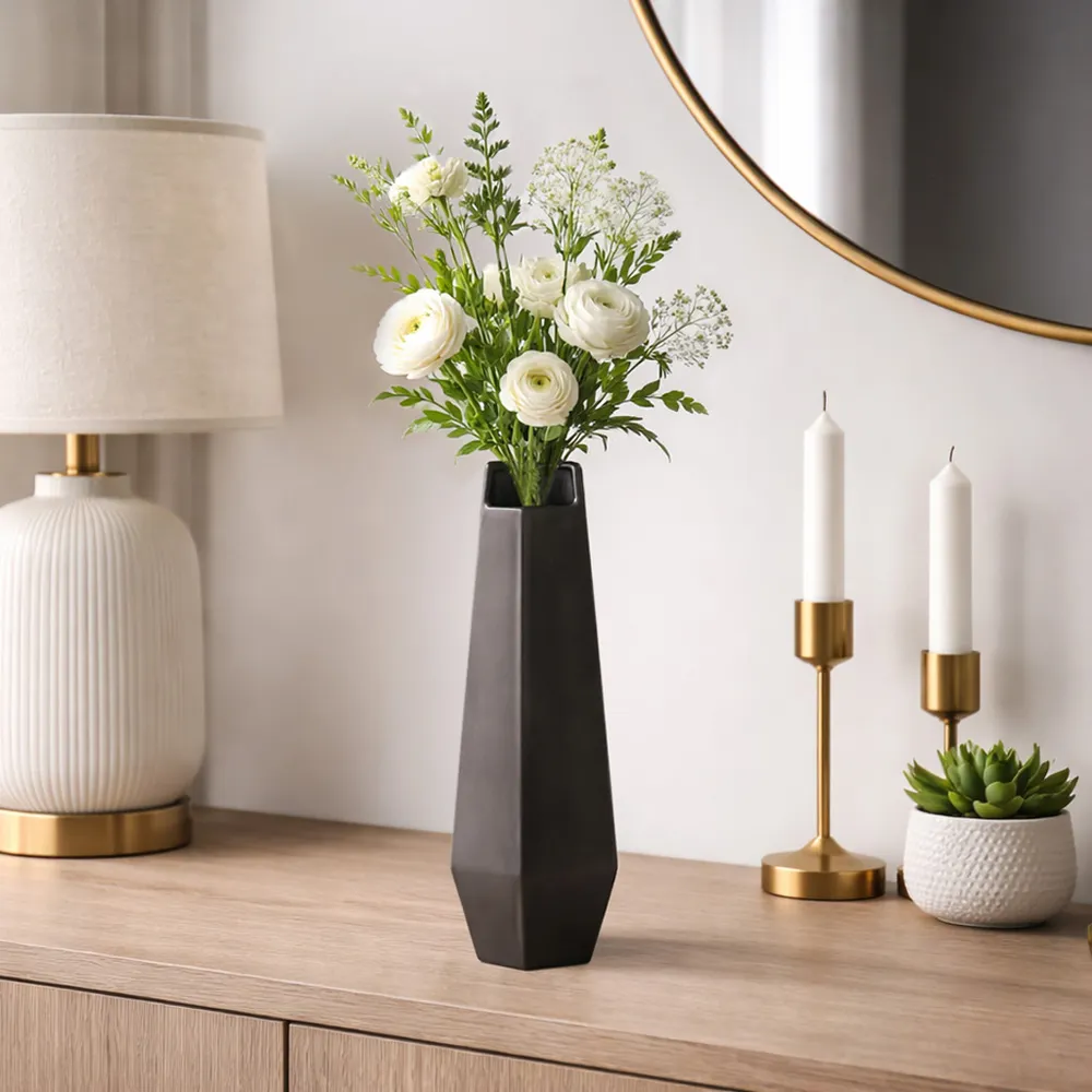 CANTONSTONE GRAY VASE 13 (IN)