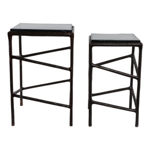 HADWICKBEACH SET OF 2 GOLD TABLE 25 (IN) 4