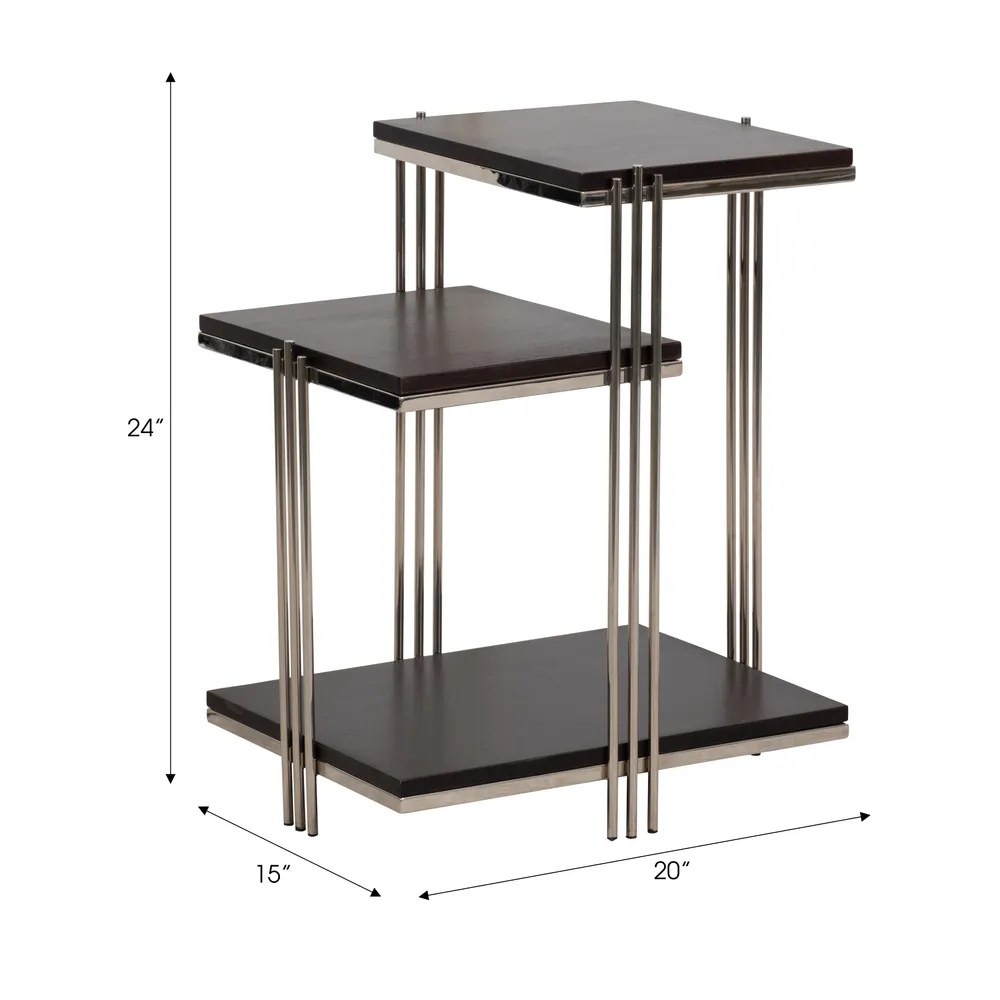 CASTONSHAW BROWN TABLE 24 (IN)