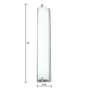 Alto 24'' High Integrated LED Sconce - Brushed Nickel 2