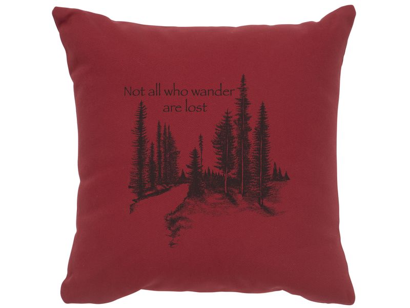 Image Pillow - Wander - Cotton Brick 1