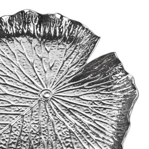 Lilypad Dimensional Wall Art - Set of 4 Silver 6