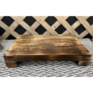Dark Wooden Riser 15x10x2.5in 3