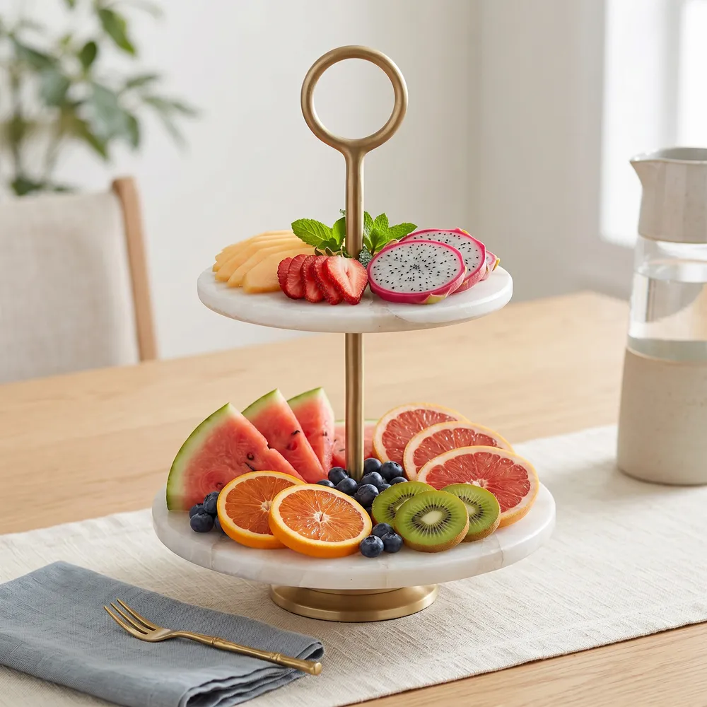 FERNOAK WHITE SERVEWARE 15 (IN)