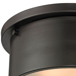 Simpson 10'' Wide 2-Light Flush Mount - Oil Rubbed Bronze 2