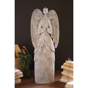 Rustic Metal Christmas Angel 1