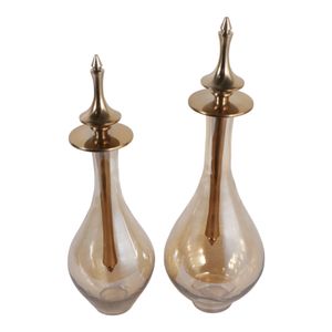 RUBYLAND SET OF 2 GOLD JARS 18 (IN) 6