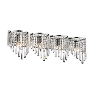 Jariah 30'' Wide 4-Light Vanity Light - Polished Chrome 1