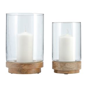 CELIASIDE SET OF 2 CLEAR HURRICANE 11 (IN) 4