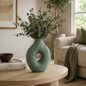 ELROYSHAW GREEN VASE 12 (IN) 10