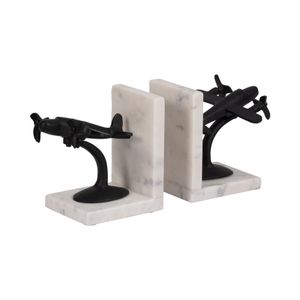 HOLDENFIELD SET OF 2 BLACK BOOKENDS 7 (IN) 4